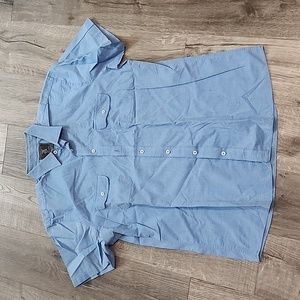 Light blue button-down shirt